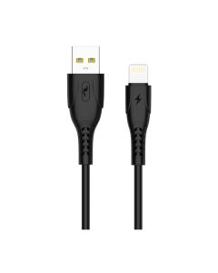 Кабель SkyDolphin S08L USB to Lightning 3.5A 1m Black (USB-000561)