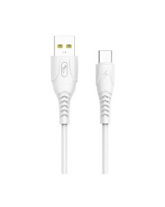 Кабель SkyDolphin S08T USB to Type-C 3.5A 1m White (USB-000562)