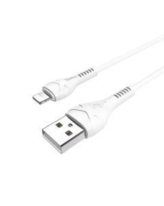 Кабель HOCO X37 USB to iP 2.4A, 1m, PVC, PVC connectors, White