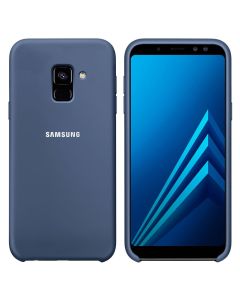 Чехол Original Soft Touch Case for Samsung A6 Plus 2018/A605 Dark Blue