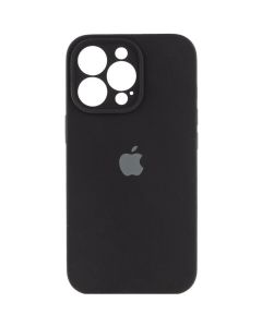 Чохол для смартфона Silicone Full Case AA Camera Protect for Apple iPhone 15 Pro 14,Black