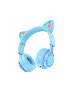 Навушники HOCO W39 Cat ear kids BT headphones Blue