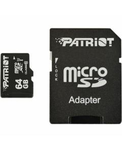 microSDXC (UHS-1) Patriot LX Series 64Gb class 10 (adapter SD)