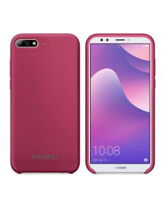 Чехол Original Soft Touch Case for Huawei Y7 Prime 2018 Bordo