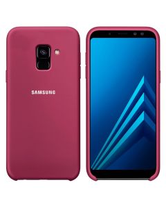 Чехол Original Soft Touch Case for Samsung A6-2018/A600 Bordo