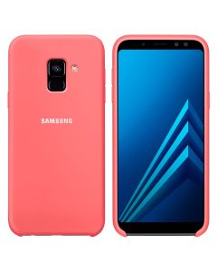 Чехол Original Soft Touch Case for Samsung A6-2018/A600 Bright Pink