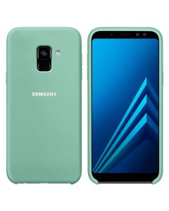 Чехол Original Soft Touch Case for Samsung A6-2018/A600 Light Blue