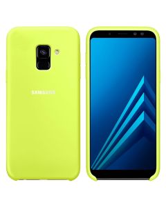 Чехол Original Soft Touch Case for Samsung A6-2018/A600 Lime