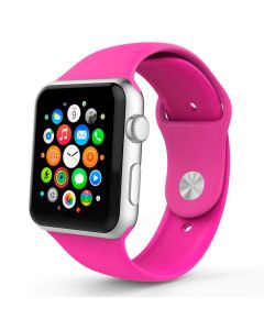 Ремешок для Apple Watch 42mm/44mm Silicone Watch Band Barbie Pink