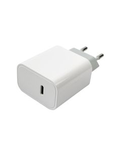 Мережевий зарядний пристрій Mibrand MI-16 20W PD + Quick Charger USB-C White