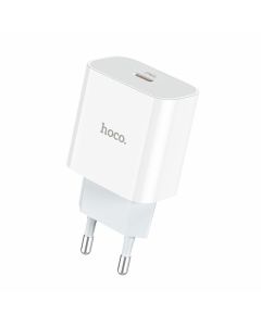 Мережевий зарядний пристрій HOCO C76A Plus Speed source PD20W charger White