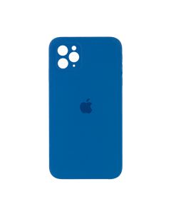 Чехол Original Soft Touch Case for iPhone 11 Pro Blue with Camera Lens