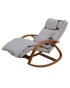 Масажер - крісло-гойдалка NAIPO Massage Rocking Chair для спіни з підігрівом, вібрацією та додатковою функцією масажу Шиатцу; модель - MGC-2300P