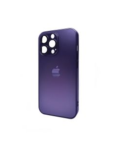 Чохол для смартфона AG Glass Matt Frame Color Logo for Apple iPhone 13 Pro Deep Purple