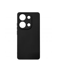 Чехол Original Soft Touch Case for Xiaomi Redmi Note13 Pro 4G/Poco M6 Pro 4G Black with Camera Lens