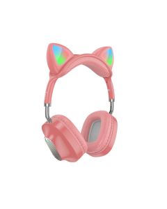 Навушники HOCO ESD13 Skill cat ear BT headphones Pink