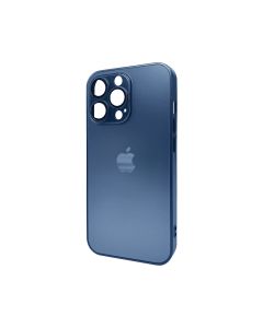 Чохол для смартфона AG Glass Matt Frame Color Logo for Apple iPhone 11 Pro Navy Blue