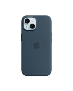 Чохол Apple iPhone 15 Silicone Case with MagSafe Storm Blue (MT0N3)