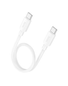Кабель HOCO X96 Hyper 60W fast charging data cable Type-C to Type-C (L=0.25M) White