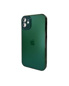 Чохол для смартфона AG Glass Sapphire Frame MagSafe Logo for Apple iPhone 12 Cangling Green