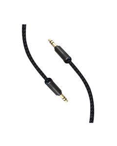 Аудіо кабель 3.5mm - 3.5 mm SkyDolphin SR11 1m Black