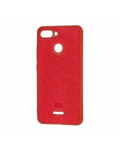 Чехол накладка Carbon для Xiaomi Redmi 6 Red