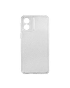 Чехол Silicon Shiny Case Motorola E13 Glitter Clear