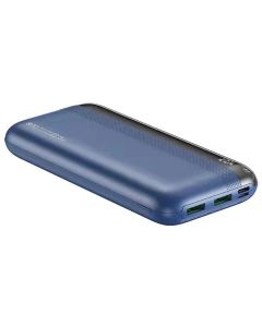 Зовнішній акумулятор REMAX Kiren Series PD20W+QC22.5W Fast Charging Power Bank  20000mAh RPP-180 Blue