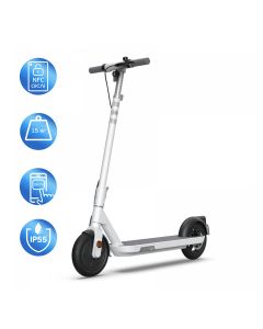 Електросамокат OKAI ES10-NEON Lite White 9&quot;, 300(600)W, 7.8Ah, 30km, 25kmh, 20%, NFC, App, 15kg