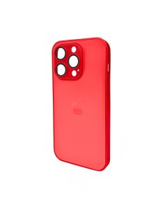 Чохол для смартфона AG Glass Matt Frame Color Logo for Apple iPhone 15 Pro Coke Red