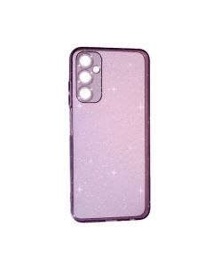 Чехол Silicon Shiny Case Samsung A05S/A057 Glitter Clear/Lilac Pride