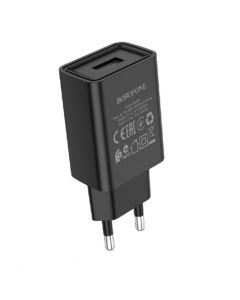 Мережевий зарядний пристрій BOROFONE BA68A Glacier single port charger 10.5W Black