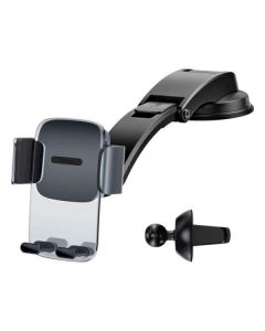 Автотримач для телефона Baseus Car Holder Easy Control Clamp Black (SUYK000001)