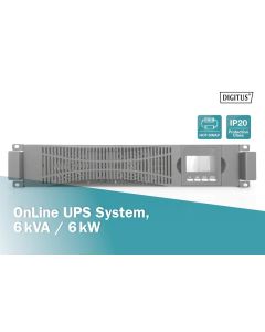 Джерело безперебійного живлення UPS ONLINE 6KVA/ 6KW DN-170106 DIGITUS by ASSMANN