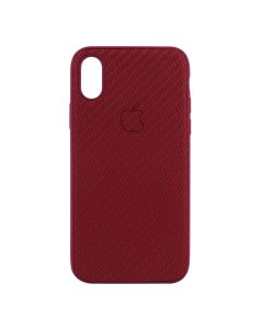 Чохол Carbon для iPhone XS Max Red