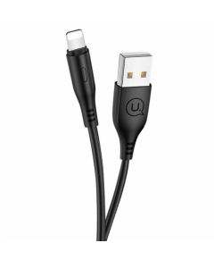 Кабель Usams US-SJ266 U18 Round lightning Cable 1m Black