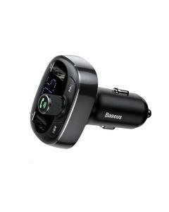 АЗП з FM-модулятор Baseus T Shaped S-09 Car Bluetooth MP3 Player Black