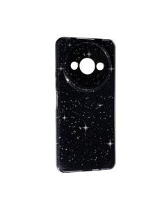 Чехол Silicon Shiny Case Xiaomi Redmi A3/Poco C61 Glitter Black