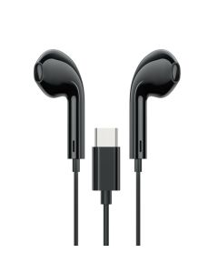 Навушники BOROFONE BM80 Magnificent Type-C wire-controlled digital earphones with microphone Black