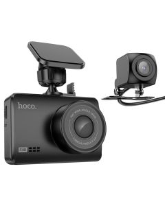 Відеореєстратор HOCO DV3 Driving recorder with display(dual-channel) Black