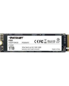 Накопичувач SSD M.2 Patriot P300 1TB NVMe 2280 PCIe 3.0x4 3D NAND TLC