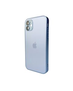 Чохол для смартфона AG Glass Matt Frame Color Logo for Apple iPhone 11 Sierra Blue