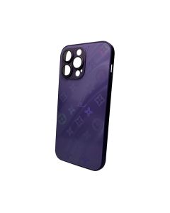 Чохол для смартфона AG Glass Gradient LV Frame for Apple iPhone 13 Pro Deep Purple