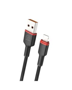 Кабель WUW-X203 USB Lightning 2,4А black