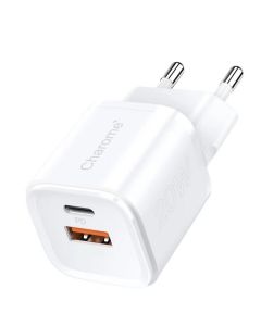 Мережевий зарядний пристрій CHAROME C10s Pure PD+QC4.0 20W Charger Set White