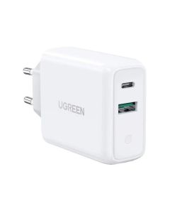 Зарядний пристрій UGREEN CD170 38W USB-C Wall Charger EU (White) (UGR-60468)