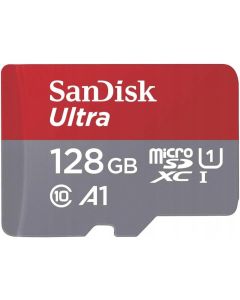 microSDXC (UHS-1) SanDisk Ultra 128Gb class 10 A1 (140Mb/s) (adapter SD) Imaging Packaging