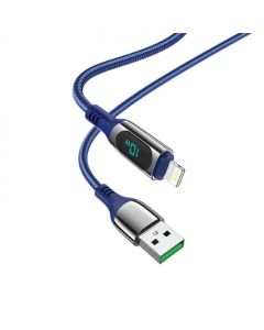 Кабель HOCO S51 Extreme charging data cable for iP Blue