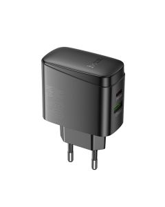 Мережевий зарядний пристрій HOCO CS63A Bright PD65W (1A1C) charger (EU) Black