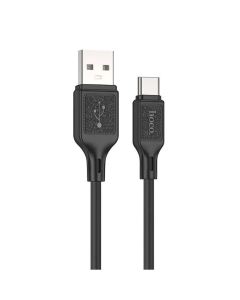 Кабель HOCO X90 Cool silicone charging data cable for Type-C Black